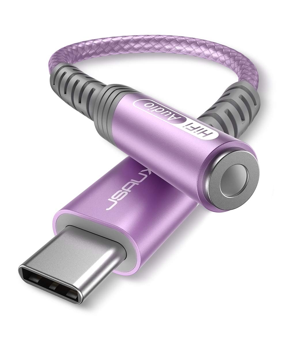 JSAUX 2-Pack USB C to 3.5mm AUX Audio Adapter for iPhone 17, Galaxy S25