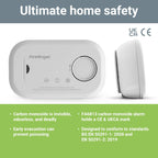 FireAngel FA6813 Portable Carbon Monoxide Detector/Alarm, 10 Year CO Alarm