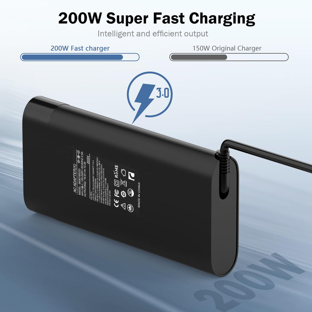 65W USB C Laptop Charger Compatible with HP Spectre Elitebook Chromebook