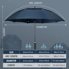 ZOMAKE Golf Umbrella Windproof and Rainproof Large