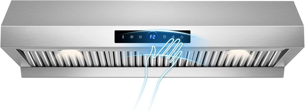 42 inch Range Hood Under Cabinet 1200 CFM Stainless Steel Stove Vent Hoods
