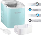 Igloo Ice Maker Countertop, Portable Ice Maker with Handle, 26lbs, Black