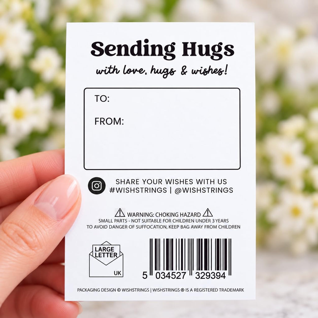 WishStrings Pocket Hug, Little Hug Gifts, Thinking of You Card