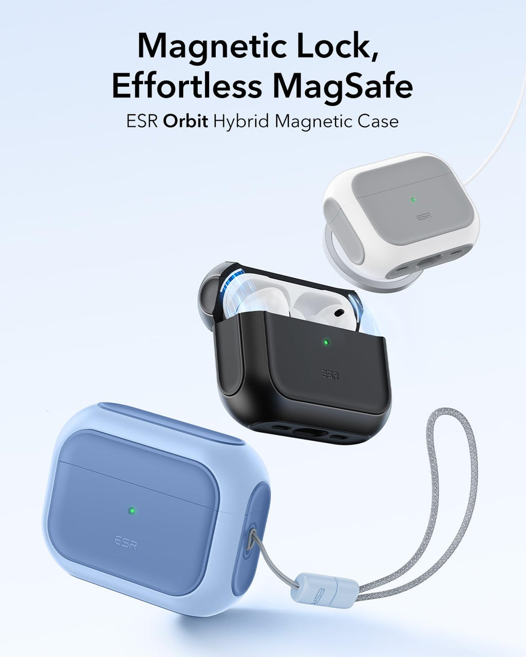 ESR for AirPods Pro 3 Case, Compatible with MagSafes, Purple