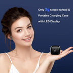 Wireless Earbuds, Bluetooth 5.4 Ear Buds, LED Power Display, 6D Bass Stereo
