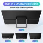 InnoView Portable Monitor, 15.6 Inch FHD 1080P HDMI USB C Second External Monitor for Laptop, Desktop, MacBook, Phones, Tablet, PS5/4, Xbox, Switch, Built-in Speaker with Protective Case