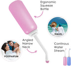 Portable Bidet 2 Pack, RUFCRIL 500ml Peri Bottle Postpartum, Boilable TPE