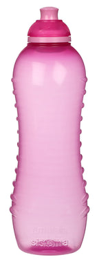 Sistema Squeeze Twist 'n' Sip Sports Water Bottles | 460 ml | Leakproof Kids Water Bottles | BPA-Free | Blue | 4 Count