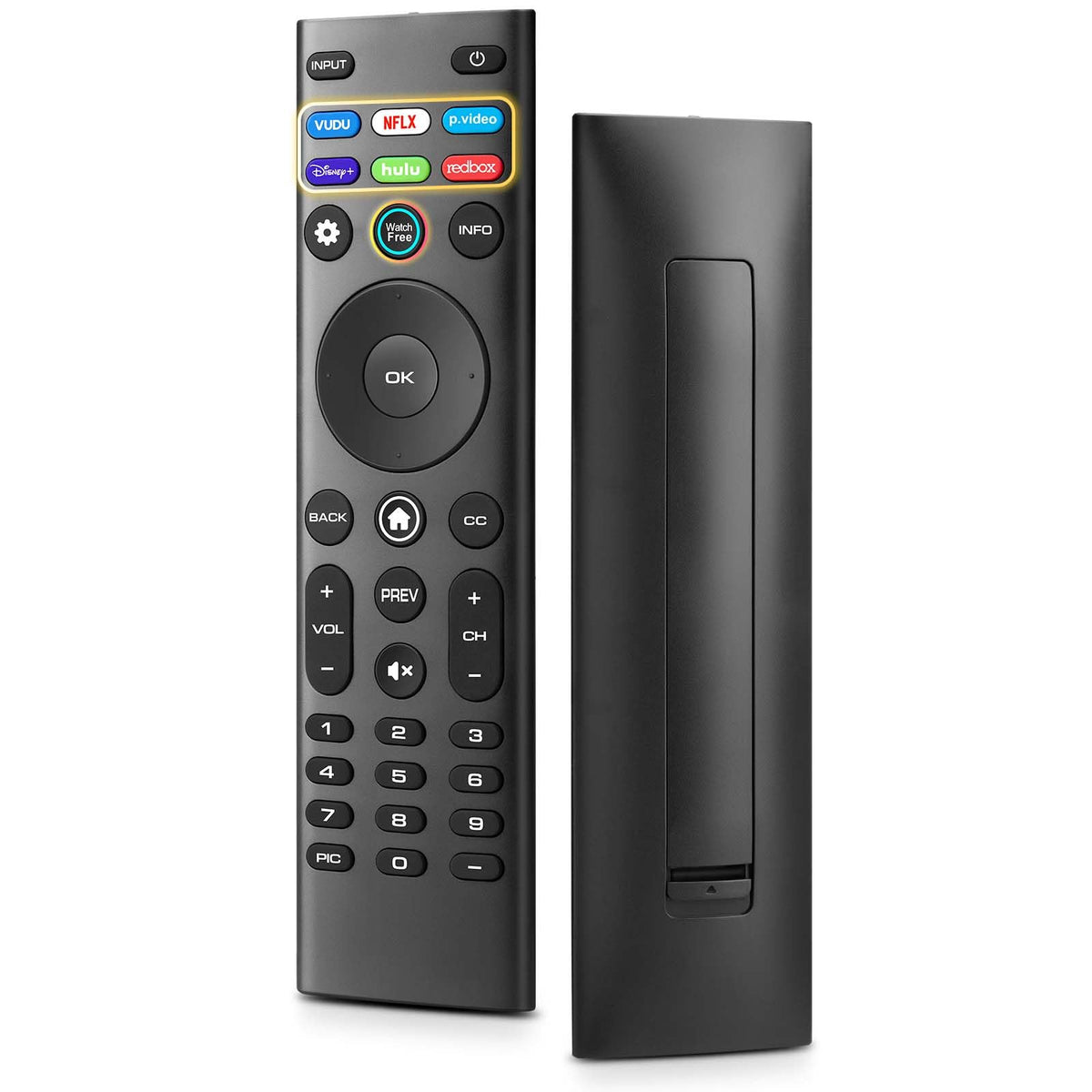 【2-Pack】 for Roku TV Remote,Replacement for TCL,ONN, Hisense Roku TVs