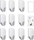 10 Pack Small Sticky Hooks for Hanging