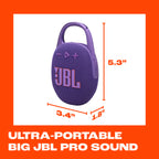 JBL Clip 5 - Ultra-Portable Waterproof Speaker - Sand