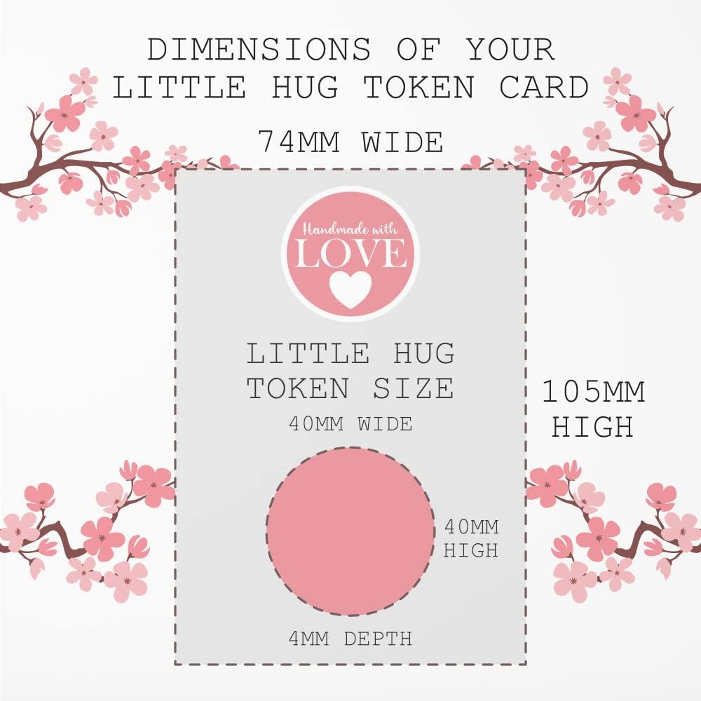 Pocket Hug Gift For Friend | Wooden Special Friendship Token For Her | TKF