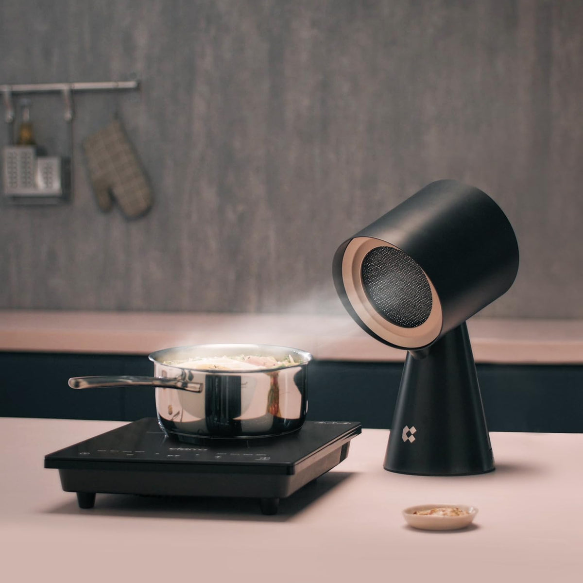 CIARRA Portable Range Hood, 2-Speed Desktop Kitchen Exhaust Fan