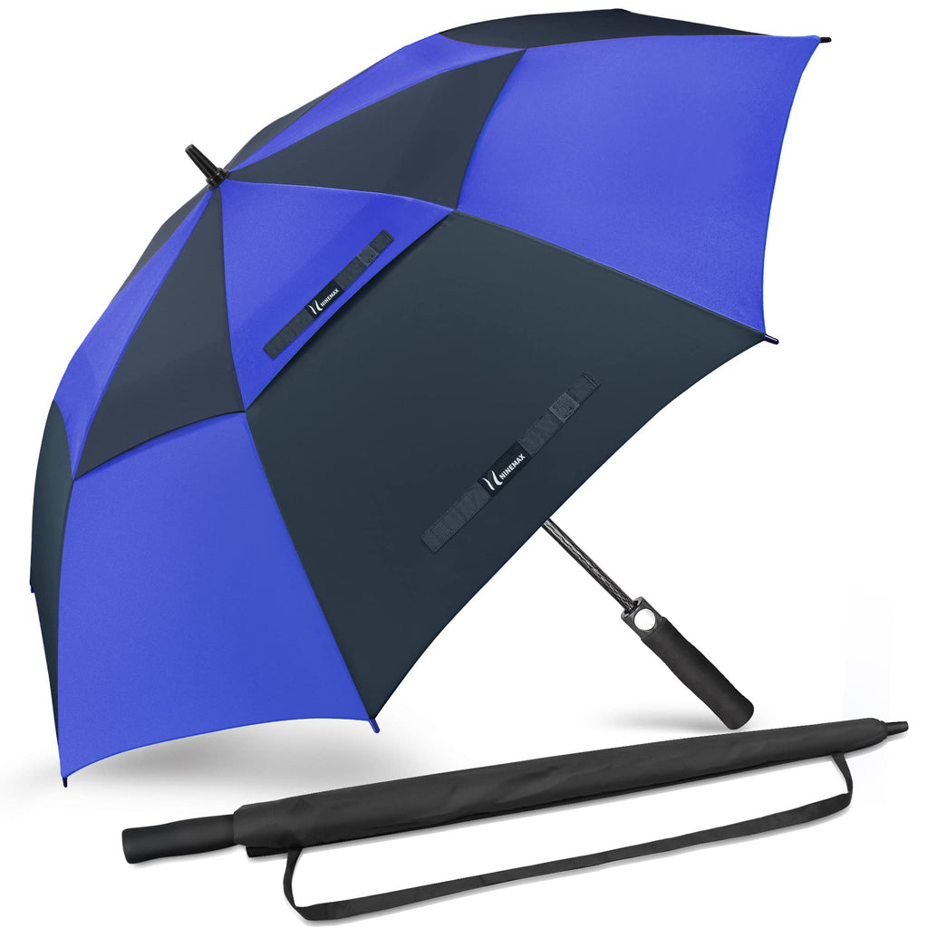NINEMAX Large Golf Umbrella Windproof Strong 54/62/68 Inch,Extra Big Golf Umbrellas Automatic Open Double Canopy for Gents Women