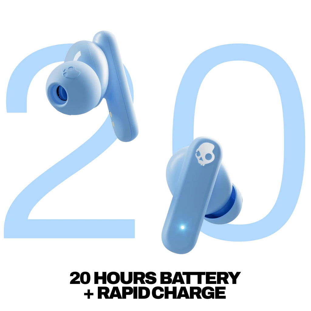 Skullcandy Smokin’ Buds Wireless Noise Isolating Earbuds - Preppy Sage