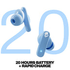 Skullcandy Smokin’ Buds Wireless Noise Isolating Earbuds - Preppy Sage