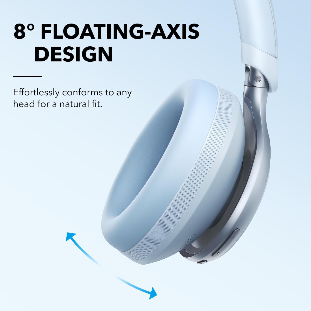 Soundcore Anker Space 2 Bluetooth 6.1 Over-Ear Headphones, Travel-Ready