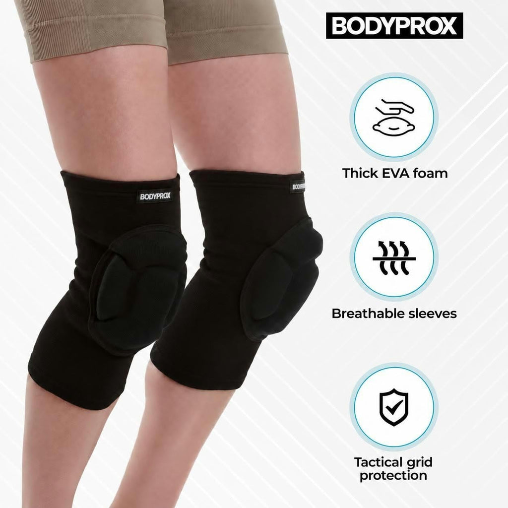 Bodyprox Protective Knee Pads, Thick Sponge Anti-Slip, Collision Avoidance Knee Sleeve