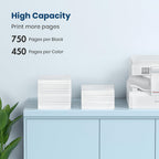 304XL Printer Ink 1Black 1Tri-Colour Replacement for HP 304 Ink Cartridges