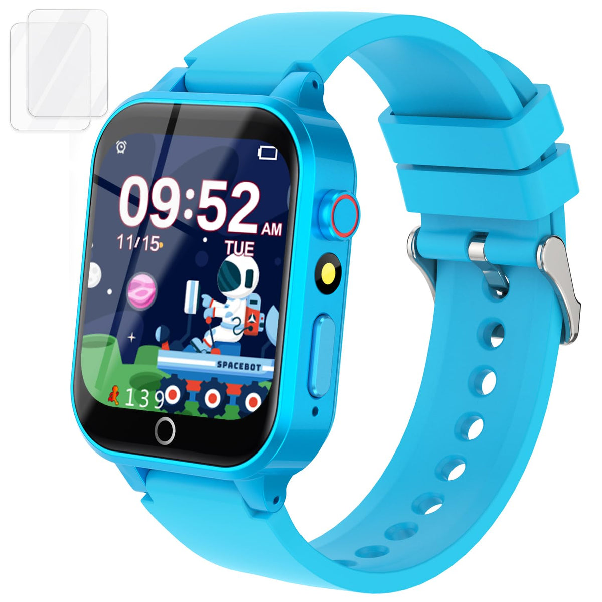 Kids Smart Watches Girls Age 5-12, 26 Games High-Resolution Touchscreen Kids Watch with Video Camera Music Player Pedometer Flashlight 12/24 hr Educational Toys Birthday Gifts for Girls Ages 6 7 8