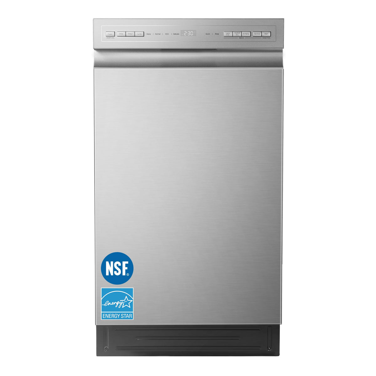 COMFEE' 18 Inch Built-in Dishwasher, Energy Star & NSF, Stainless Steel Tub