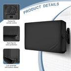 ULTCOVER Waterproof Outdoor TV Cover 55-59 inch, Black