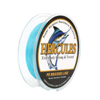 Hercules Braided Fishing Line 4 Strands 100m-2000m 6lb-100lb Super Strong PE Fishing Wire Multifilament Fishing Lines for Saltwater & Freshwater Fishing