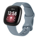 AK Straps for Fitbit Sense 2/Fitbit Sense/Fitbit Versa 4/Fitbit Versa 3 Straps for Women Men,Silicone Sport Classic Soft Replacement Straps Compatible with Fitbit Versa 3/Versa 4/Sense/Sense 2