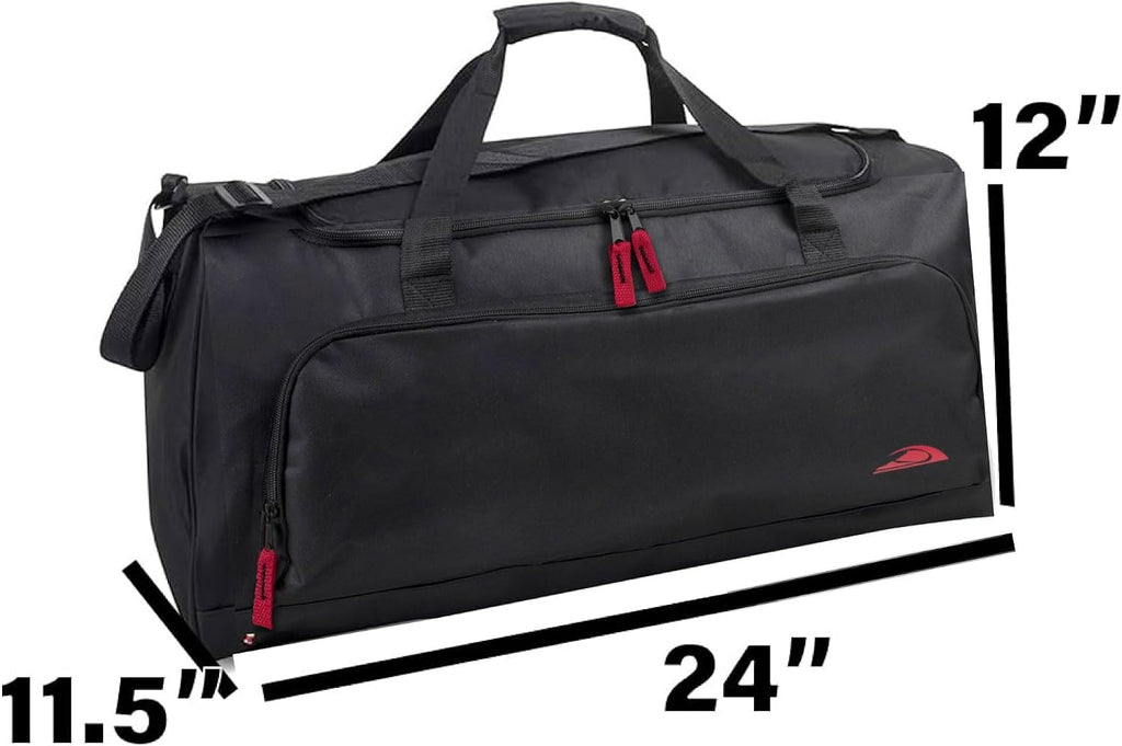 Trail maker 55 Liter, 24 Inch Lightweight Canvas Duffle Bags for Men & Women For Traveling, the Gym, and as Sports Equipment Bag/Organizer