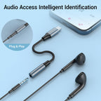 2pcs USB C to 3.5mm Female Headphone Jack Adapter