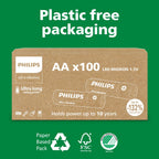 Philips Ultra Alkaline AA/AAA Batteries Combo - Versatile for All Devices, Pack of 40