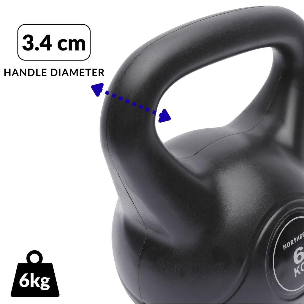 NORTHERN Vinyl Kettlebell 2kg-14kg - Strength Training Weight