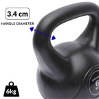 NORTHERN Vinyl Kettlebell 2kg-14kg - Strength Training Weight