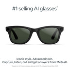 Ray-Ban Meta (Gen 2) Wayfarer, Matte Black, Clear lenses
