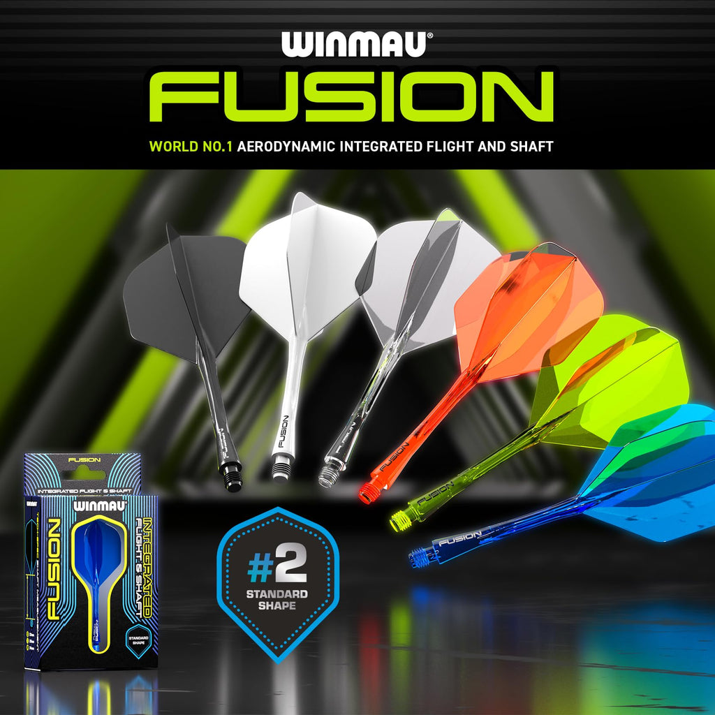 WINMAU | Fusion Integrated Dart Flights & Dart Stems | No.2