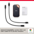 SanDisk Extreme Portable SSD 1TB - Up to 1050MB/s Read Speeds (Older Model)