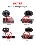 TPLTECH Power Cord for Xbox Series S/X, Xbox One S/X, PS5/PS4/PS3 Slim