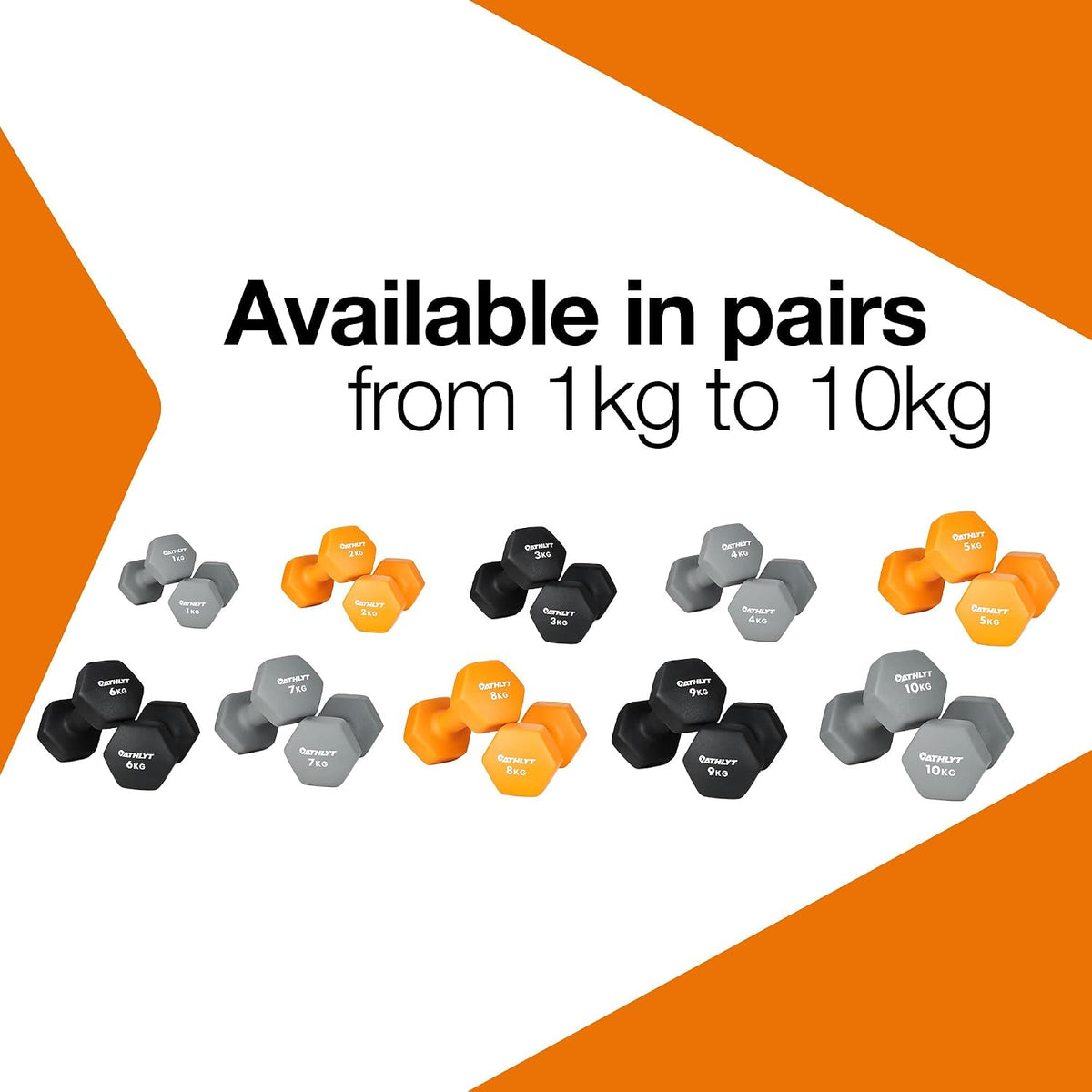 Athlyt Soft-Touch Neoprene Dumbbells