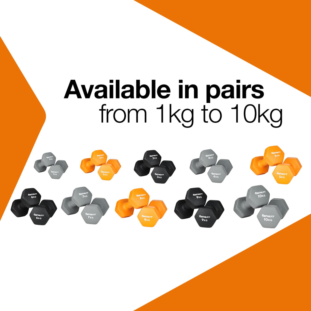 Athlyt Soft-Touch Neoprene Dumbbells