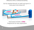 Logic Oral Hygiene Gel For Dogs & Cats, Cat Toothbrush And Paste, Logic Toothpaste For Dogs 70g
