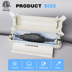[3 Pack] Flemoon Outdoor Extension Cord Safety Cover with Waterproof Seal