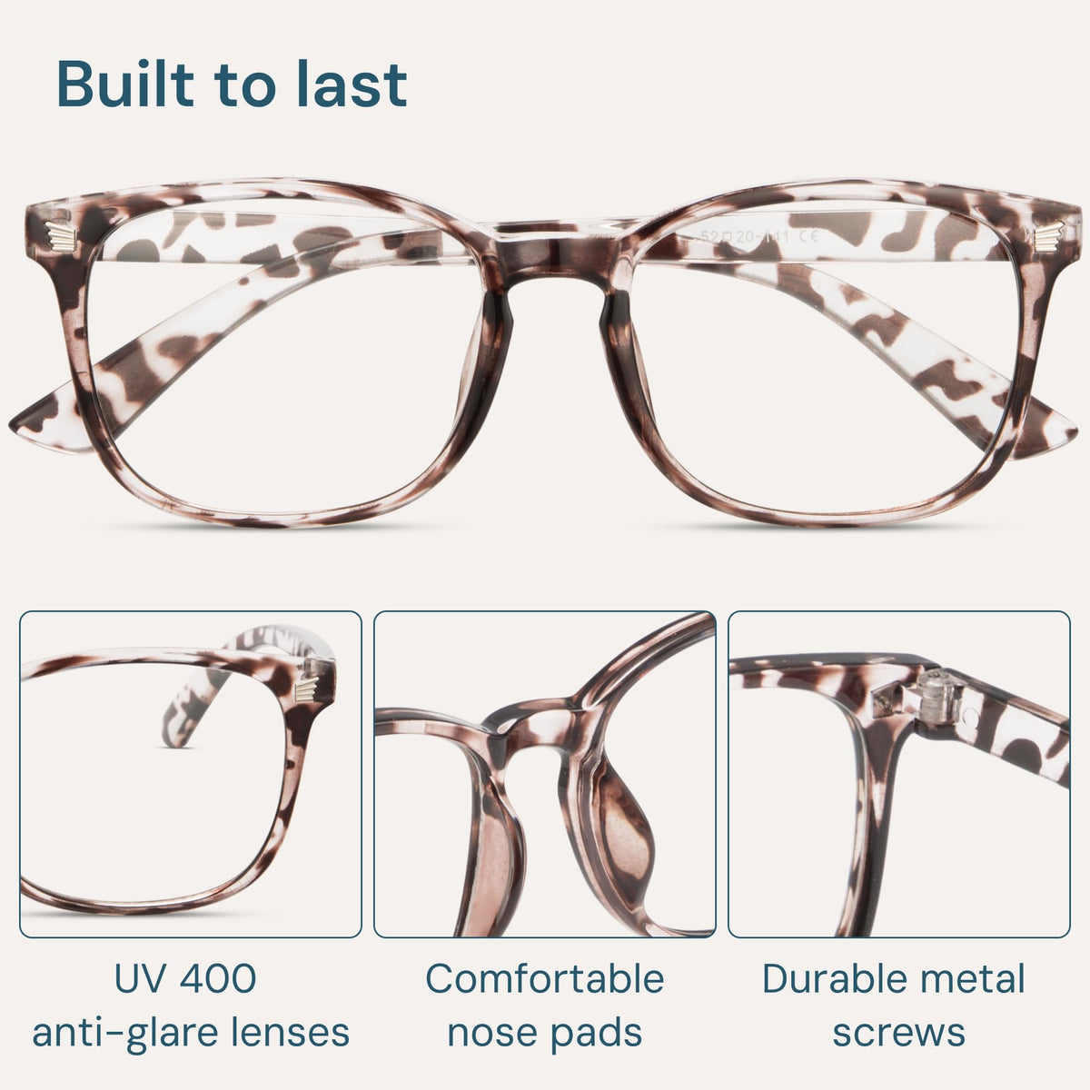 Gaoye Blue Light Blocking Glasses -Fashion Square Eyeglasses, Anti UV Ray Computer Gaming Glasses Blue Blockers for Women/Men