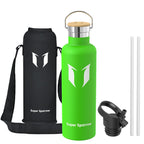 Sparrow Insulated Water Bottle W/Straw -Metal Water Bottles-500ml&750ml&1L