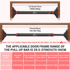 Sportneer Pull Up Bar Doorway Chin Up Bar No Screws