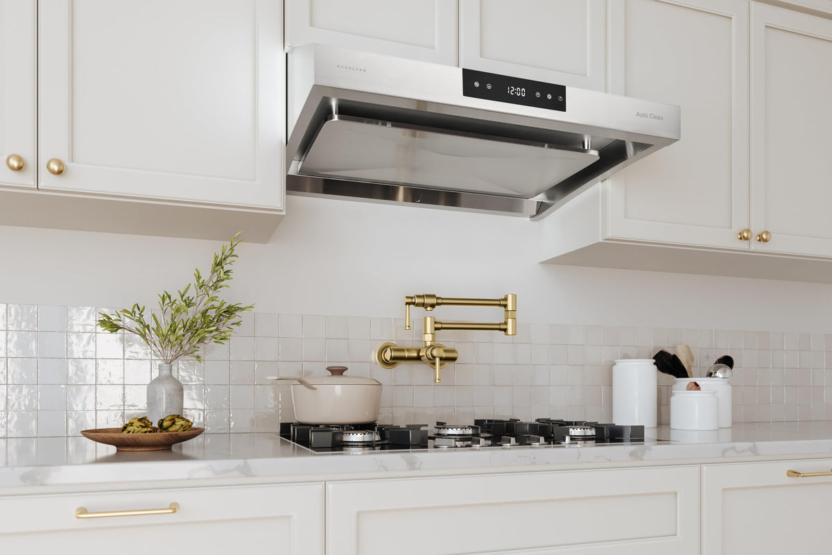 Hauslane 30 Inch Range Hood Under Cabinet 450-860CFM Ducted 3-Way Venting