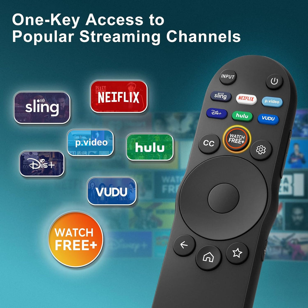 Universal Remote Control for Vizio Smart TV XRT270 XRT260 XRT140 XRT136 FHD 4K QLED UHD Smartcast Quantum Pro D/E/PX/P/M/V Series TV Remotes Replacement