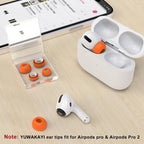 3 Pairs Replacement Ear Tips for AirPods Pro 2nd & 1st(Small, Black)