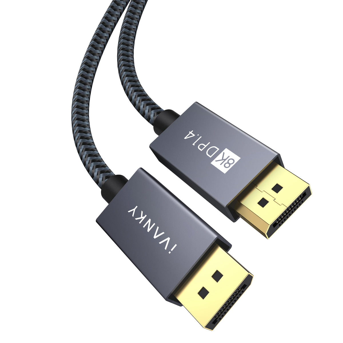 IVANKY VESA Certified 8K DisplayPort Cable 1.4, 6.6ft DP Cable Supports HDR