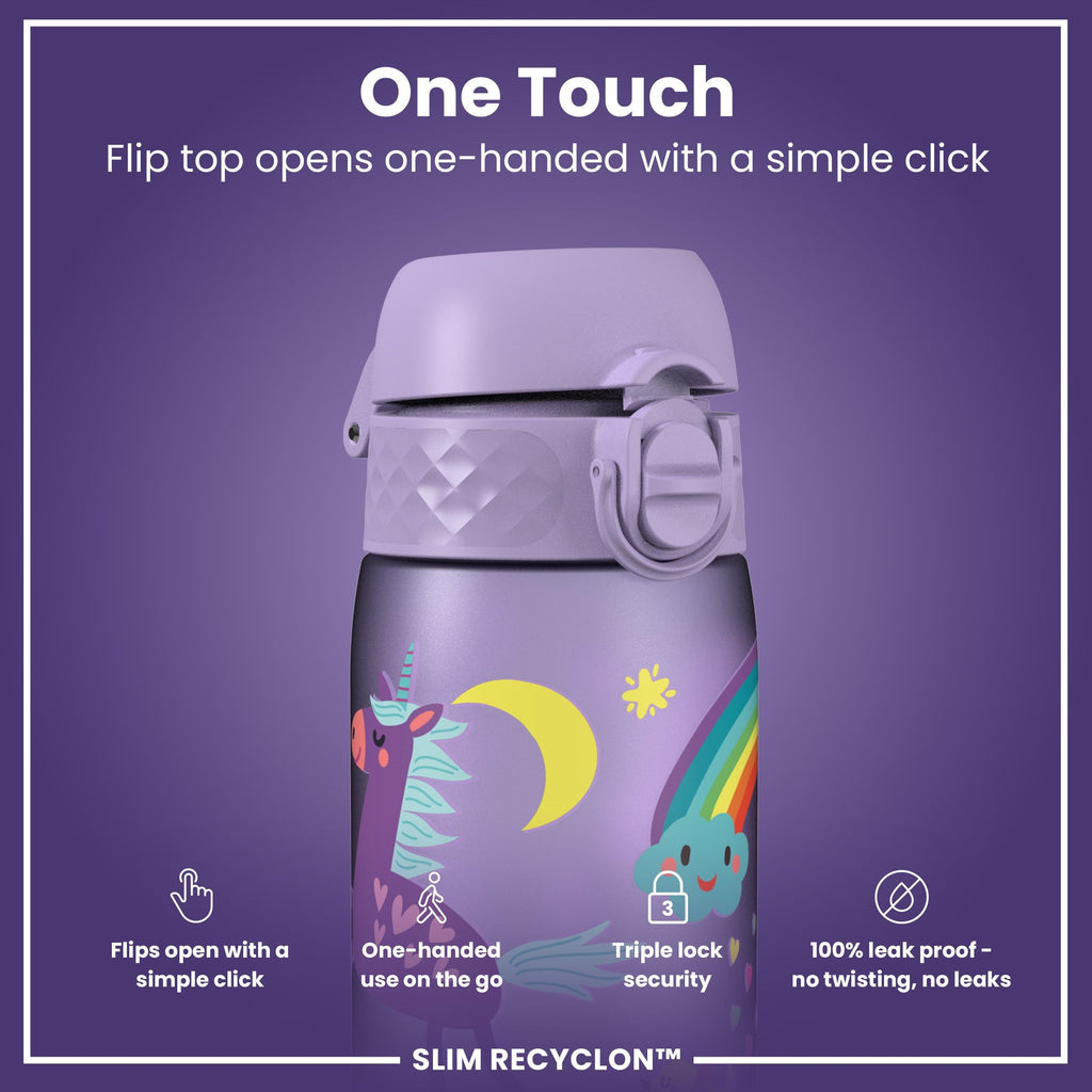 ION8 Leak Proof Water Bottle, 500ml (18oz), Fighter Jets