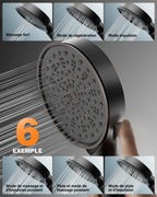 Cobbe Hard Water Filter Shower Head with 1.5m Hose and Holder